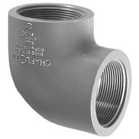 Charlotte Pipe And Foundry Charlotte Pipe PVC 08302 1400 1 in. PVC Schedule 80 90 Degree Thread x Thread Elbow 649373